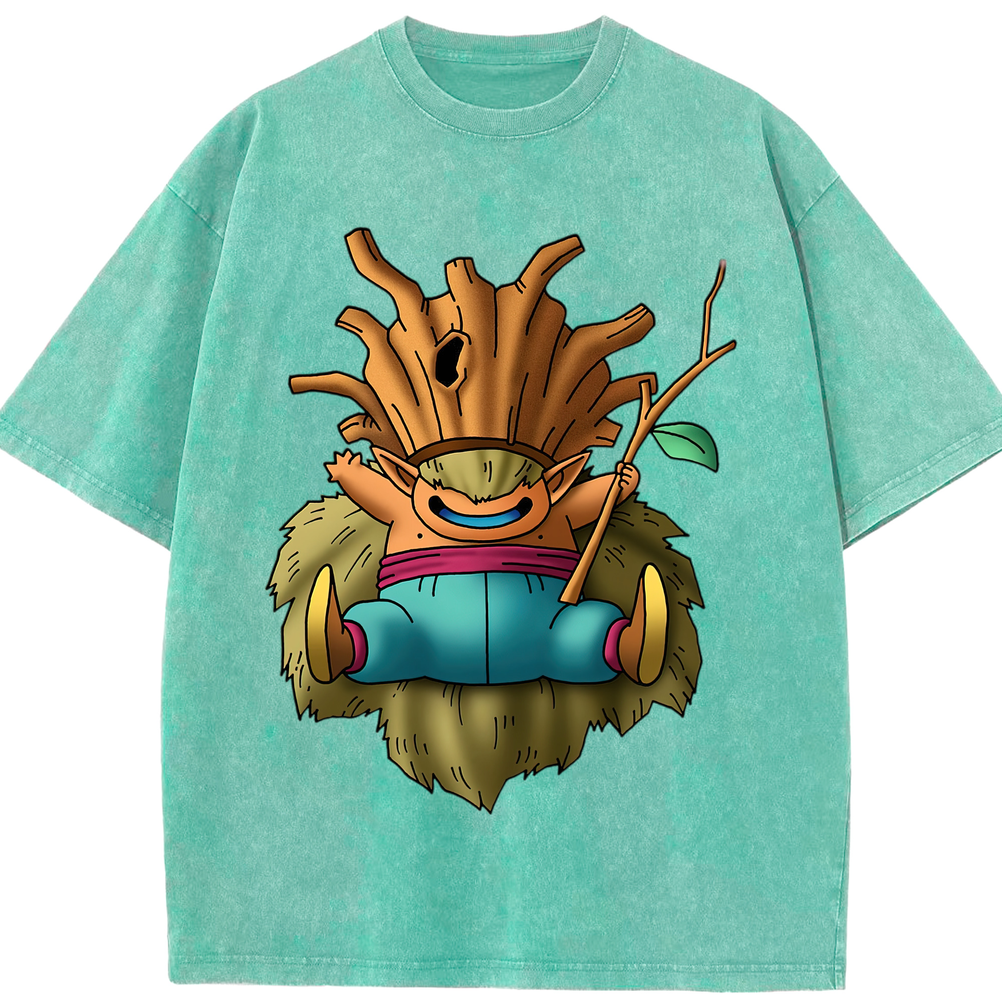 （画像用） ドラゴンクエスト Doragon Kuesuto Dragon Quest 綿100% ヴィンテージ風 半袖Tシャツ（フロントプリント）